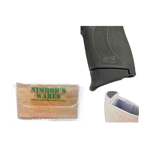 Nimrod's Wares Pearce Grip Extension + Frame Insert Compatible with Smith & Wesson M&P Shield Plus 9mm 10-Rd ONLY PG-MPPL PG-SPFI Bundle with Microfiber Cloth