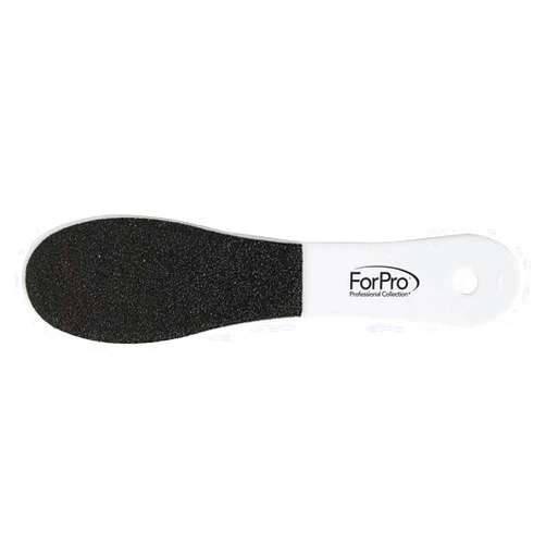 ForPro Professional Collection One ‘N Done Pedi File, Disposable Pedicure File for Feet & Heels, Double-Sided, Black 60/White 180 Grit, 9.5” L, 12-Count