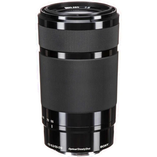 Sony E 55-210mm F4.5-6.3 Lens for Sony E-Mount Cameras (Black)
