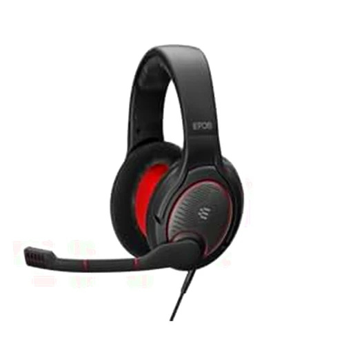 EPOS Game ONE Gaming Headset - Open Acoustic, Noise-Canceling Mic, Flip-to-Mute, XXL Plush Velvet Ear Pads, PC/Mac/Xbox/PS4/Switch/Smartphone Compatible - Black