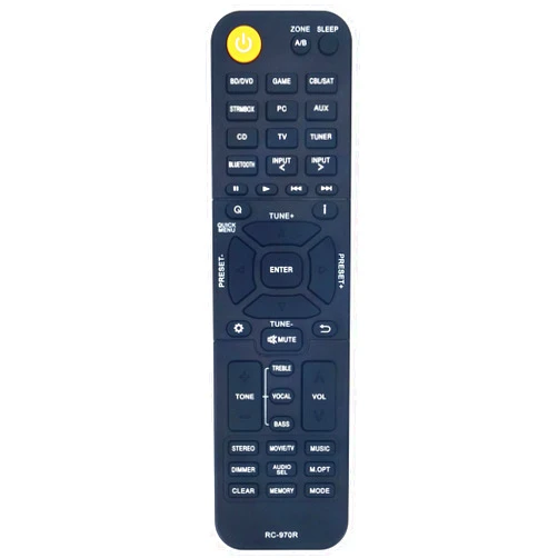 ZdalaMit RC-970R Replacement Remote Control Applicable for Onkyo AV Receiver TX-SR393 TX-SR494 HT-R398 HT-S3910 TXSR393 TXSR494 HTR398 HTS3910