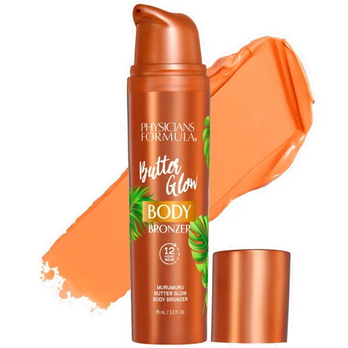 Physicians Formula Butter Glow Body Bronzer, Waterproof & Transfer-Proof, Sunless Bronze Perfection, Ultra-Creamy & Skin-Perfecting Formula for a Radiant Glow, Cruelty Free - Light/Medium