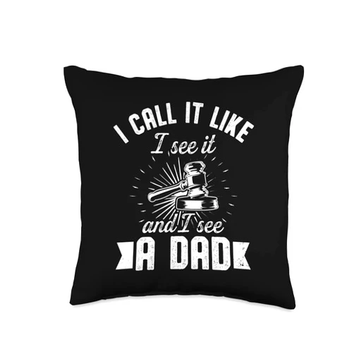 Auctioneering Auctioneer Salesperson Bidding Auctioneer Dad Call it Like I See it Throw Pillow, 16x16, Multicolor