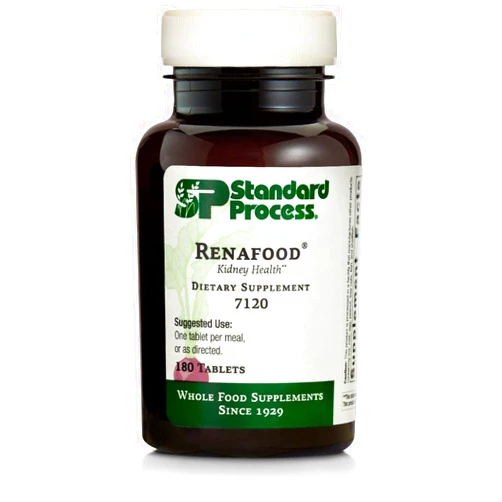 Standard Process Inc. Standard Process Renafood - Whole Food Kidney Health Supplement for Kidney Support with Kidney Bean, Renal Vitamins, Spanish Moss, Lactose, Organic Sweet Potato, Beet Root, and More - 180 Tablets