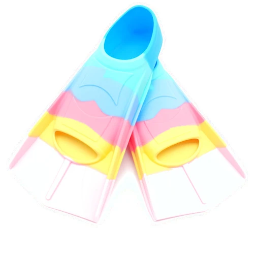 Gugmoy Kids Swim Fins,Comfortable Silicone Flippers for Swimming and Diving,Size Suitable Beginners Kids Girls Boys Adults