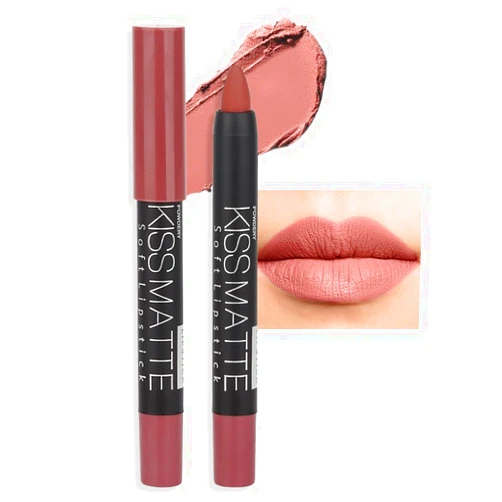 BINGBRUSH Smooth Longwear Lipstick Pack Set, Matte Color Stick Ultimate Lip Crayon for Makeup Collection - Waterproof Velvet Lipgloss Lip Stain (05#)