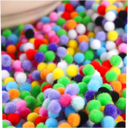 COCIDE 1200 PCS Pom Poms, Multicolor Bulk Pom Poms Arts and Crafts, Soft and Fluffy Craft Pom Poms,Pompoms, for Arts and Craft Making Decorations