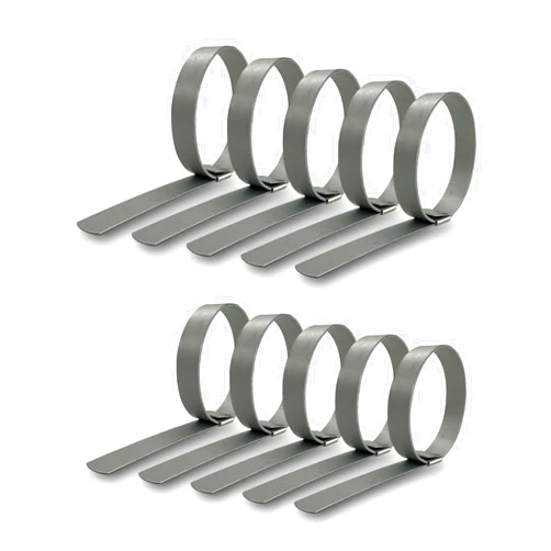 DO IT YOURSELF - BE PREPARED WWW.HOSEKIT.COM Band-It CP1099 Galvanized Carbon Steel Center Punch Clamp, 2.5