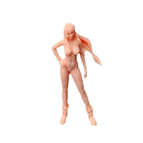 ZEDACAKAI 1/64 Figure Sexy Supermodel Miniature Walk The Catwalk Women Model GK Need to Be Colored by Yourself-No3