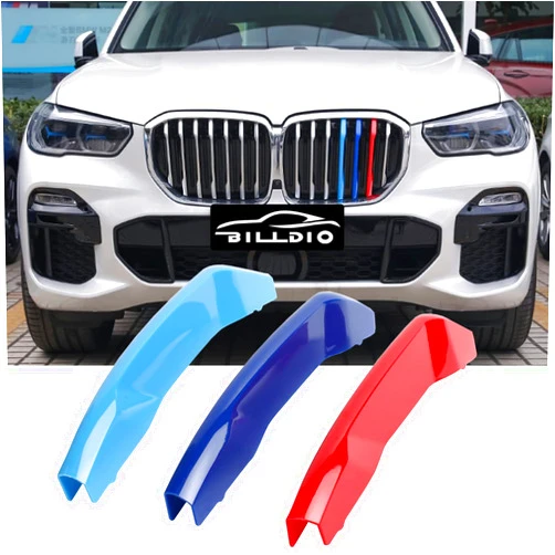 BILLDIO M-Colored Grille Insert Trims Compatible with 2019 2020 2021 2022 X5 G05 Standard Kidney Grille (7Beams)