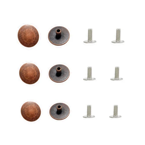 JZXFYSJYW 6 Pack Replacement Rivets for Birkenstock Clogs Button for Boston Clog Rivet Footbed Shoes Clog Snap Potato Shoes Women Men