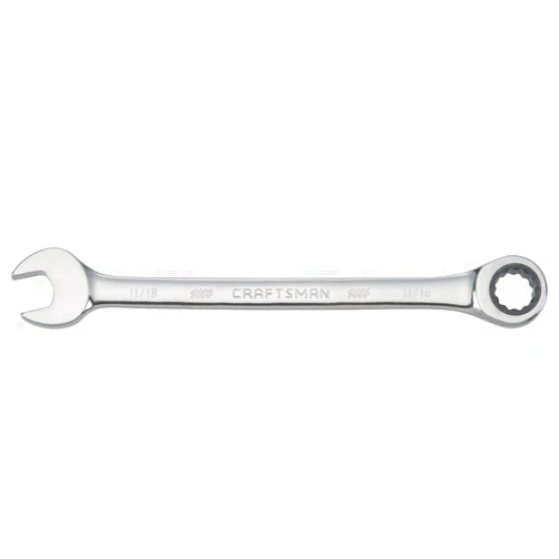 CRAFTSMAN Ratcheting Wrench, SAE, 11/16-Inch, 72-Tooth, 12-Point (CMMT42566)