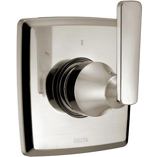 Delta Faucet Ashlyn 3-Setting Shower Handle Diverter Trim Kit, Diverter Valve Trim Kit Brushed Nickel, 3 Way Shower Diverter, Delta Diverter Trim, Stainless T11864-SS (Valve Not Included)
