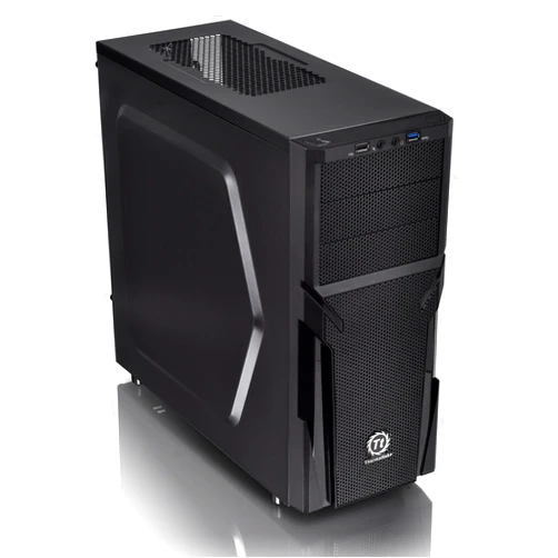 Thermaltake Versa H21 SPCC ATX Mid Tower Computer Chassis CA-1B2-00M1NN-00,Black