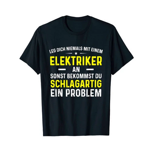 Elektriker Fun Geschenkidee Mens Elektriker Elektroniker lustiger Spruch Geschenk Meister Fun T-Shirt