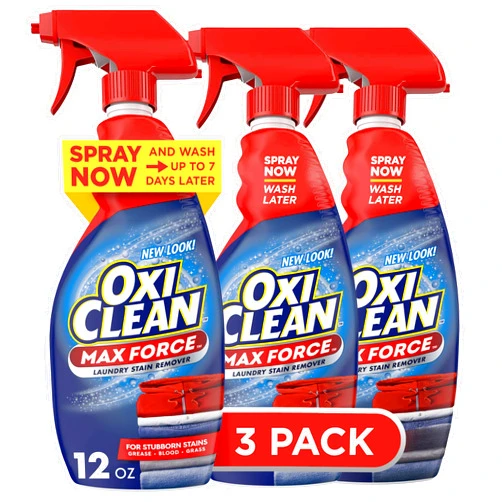 OxiClean Max Force Laundry Stain Remover Spray, 12 Fl. Oz, 3-Pack​