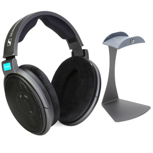 GearNuts Sennheiser HD 600 Open-Back Audiophile/Professional Headphones and Headphone Stand