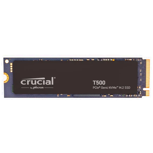 Crucial T500 2TB Gen4 NVMe M.2 Internal Gaming SSD, Up to 7400MB/s, Laptop & Desktop Compatible + 1mo Adobe CC All Apps - CT2000T500SSD8