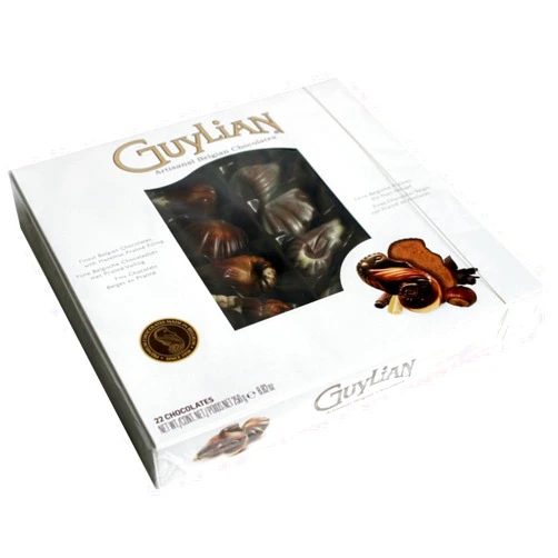 GUYLIAN SEASHELLS BELGIUM CHOCOLATE, 8.8 OZ BOX