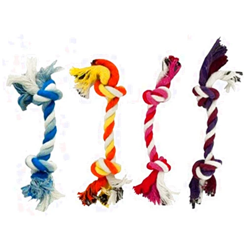 Knivel Puppy Rope Toys for Small Dogs - Puppy Teething Toys - Knots Dog Toy for Smart Newborn Pet and High Active Puppies - Doggy Mini Dental Pack of 4