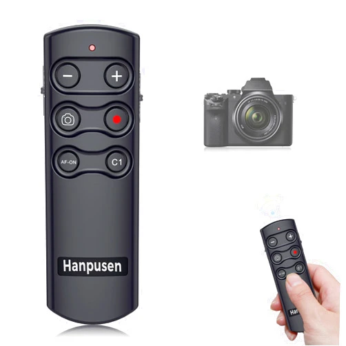 Hanpusen for Sony Wireless Camera Remote Control Shutter Release Compatible with Sony A7C,A7III,ZV-1,ZV-E10,ZV-1F,A6100,A6400,A6700,A7IV,RX100 VII,A9,A9 II,DSC-RX0 II,DSC-RX100 VII,Replace Sony RMT-P1BT