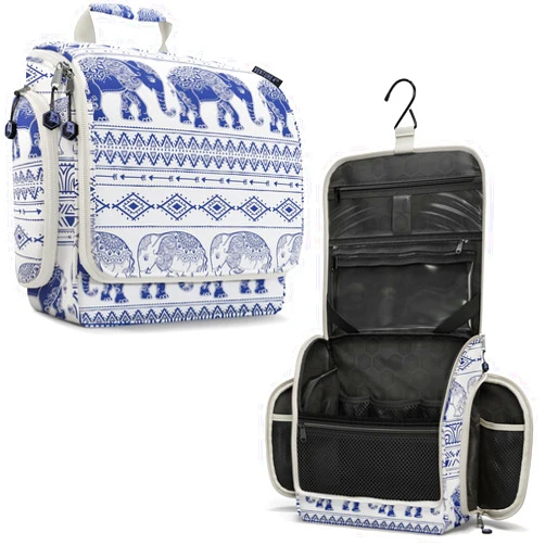 VENTURE 4TH Hanging Travel Toiletry Bag for Women & Men - Travel Organizer with Expandable Compartments & Removable Clear Pouch for Toiletries
