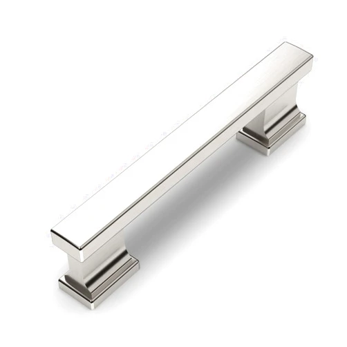 Amerdeco 10 Pack Brushed Satin Nickel Cabinet Pulls 3-3/4 Inch(96mm) Hole Center Drawer Pulls Cabinet Hardware Kitchen Cabinet Handles for Bathroom Dresser Pulls ZH00013…