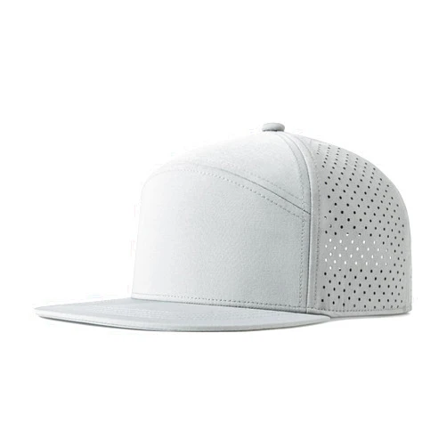 FEINION Men Flat Brim Baseball Cap Adjustable Performance Snapback Hat Laser Perforated Cap