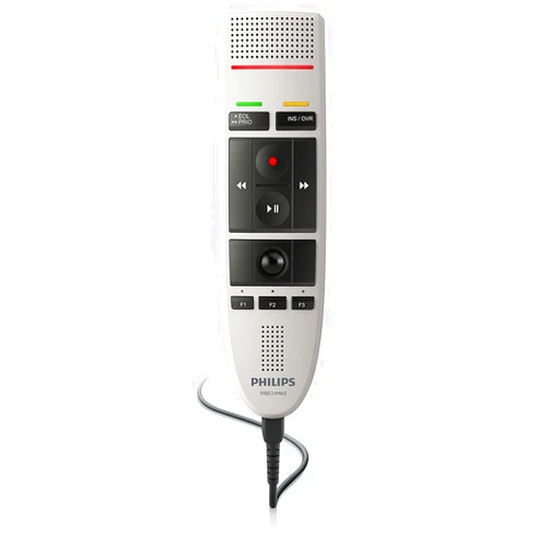 PHILIPS LFH3200 SpeechMike III Pro (Push Button Operation) USB Professional PC-Dictation Microphone