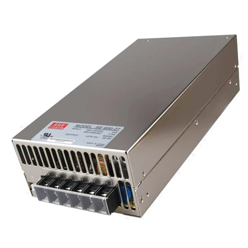 MeanWell Mean Well SE-600-27 Enclosed Switching AC-to-DC Power Supply, Single Output, 27V, 0-22.2A, 599.4W, 2.5