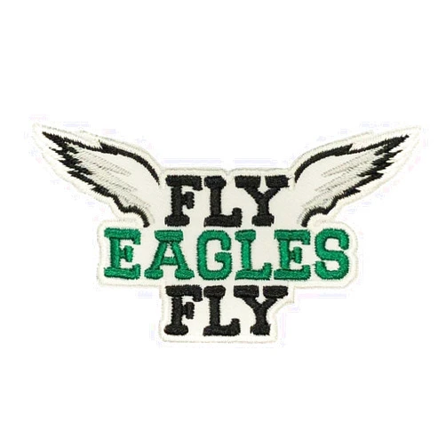 Generic Siam Accs Rugby Fans Philadelphia Patch Embroidery (White) for American Football Fan Favorite Team Iron On Sew On Embroidered Patch