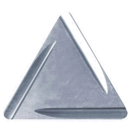 Kyocera TPGR 322LC TN610 Grade Uncoated Cermet, 11 Degree, Triangle, Positive Rake Angle, Left-Hand Turning Insert for Continuous and Medium in (P) Carbon/Alloy Steel (10 pieces)