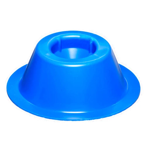 Heathrow Scientific HD23053A Polystyrene 1-Well Friction-Fit Rack for 50mL Tubes, Blue (Pack of 5)
