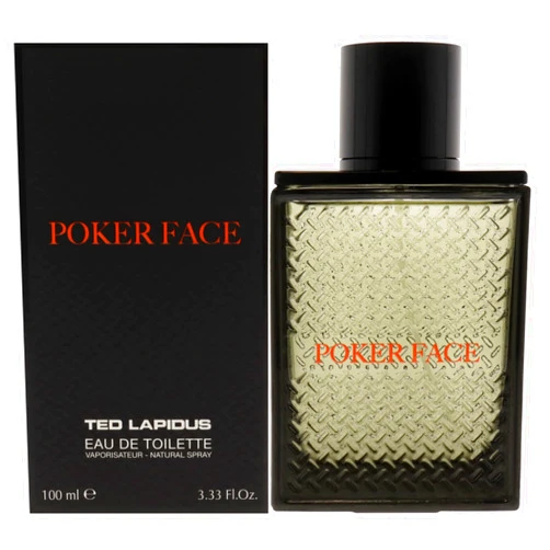 Ted Lapidus Poker Face EDT Spray Men 3.4 oz