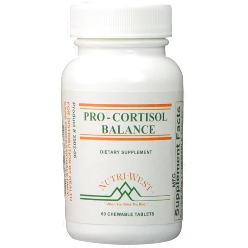 Nutri-West Pro-Cortisol Balance - 60 Chewable Tablets by Nutri West