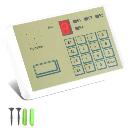 Bewinner Telephone Voice Dialer, Wired Telephone Voice Auto-dialer Burglar Security House Alarm System for Home Office Security, Telephone Dialer Alarm Dialer Put All-Round Automatic