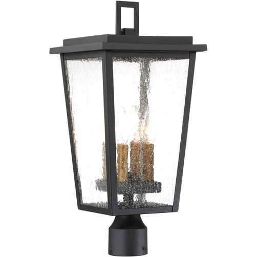 Minka Lavery 72756-66G Cantebury Outdoor Post Mount Lighting, 4-Light, 240 Watts, Sand Black Burnt Gold (20