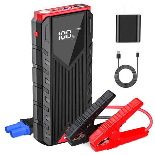 SHINEGIANT Car Jump Starter, 2000A Peak Portable Car Battery Jump Starter for Up to 9.0L Gas and 7.0L Diesel Engine, 12V Jump Starter Battery Pack with Wall Charge, Jump Box with USBC 65W Fast Charge