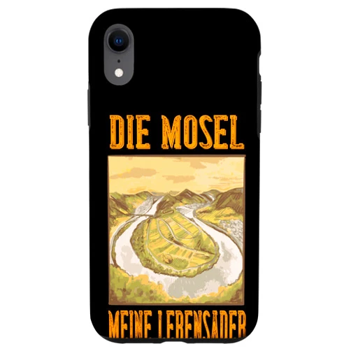 Flüsse zum Wandern Baden Rudern Kajak Kanu fahren iPhone XR My lifeline River Moselle Bremm Zell Cochem Trier Koblenz Case