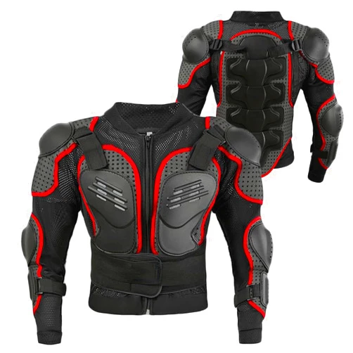 BASESILK Kids Motorcycle Armor Jacket Spine Chest Protection Dirt Bike Suit Children Full Body Gear Motocross for Cycling Racing Ski
