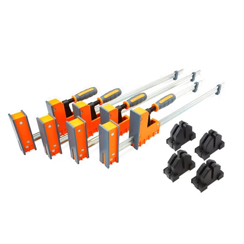 BORA 8pc Parallel Clamp Set, Includes 2 x 24
