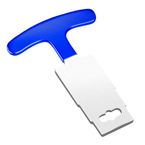 Bomis Pool Plug Removal Tool with Handle Grip for Above & Inground Pool Spa Return Jet Plug Nozzles Inlet Fittings, Metal Eyeball Seat Removal Tool, Compatible with SP1419A-SP1419E Hayward, Blue