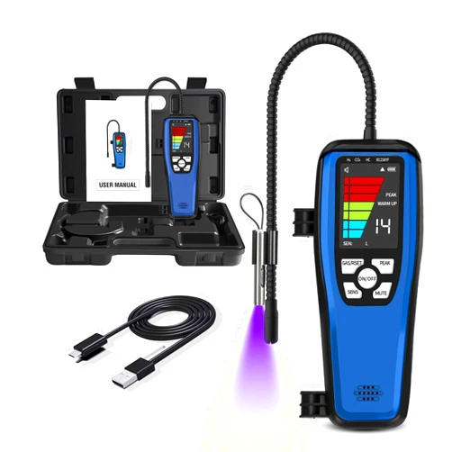 Simbow Refrigerant Gas Leak Detector, Simbow LD-200 Halogen Leak Detector, Freon Detector and Leakage Tester with Rechargeable Battery for HVAC, Car, Refrigerator R22 R410A R134A