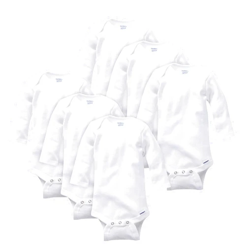 Gerber unisex-baby Multi-pack Long-sleeve Onesies Bodysuit Mitten Cuff Sizes
