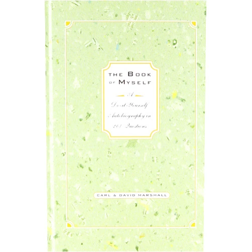 By David Marshall (Author) The Book of Myself: A Do-it-yourself Autobiography in 201 Questions by Carl Marshall (9-Jan-2007) Hardcover