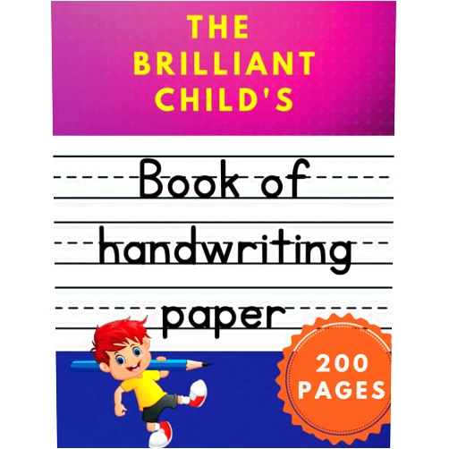 Terry Slipper Lane Primary Writing Paper - Kindergarten/Preschool/1st Grade: 200 Pages of One-Inch Rule Paper for Young Students, Perfect for Handwriting Practice and ... (The Brilliant Preschooler's First Books)