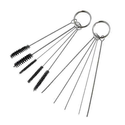 Ediyworld 2 Set Cleaning Brush Kit for Iwata Badger Paasche Master Airbrush Spray Gun