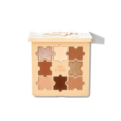 SHEGLAM 8-Color Shimmer Matte Eyeshadow Palette Smooth Blendable Jazy Jigsaw Eyeshadow Palette-Love N' Taupe