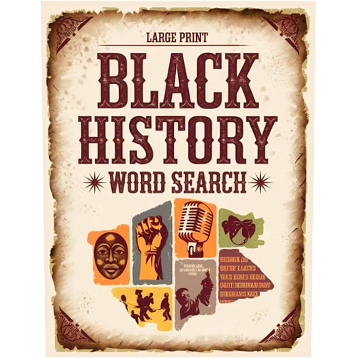 Willa Harvey Black History Word Search Large Print: Explore 100 Themed Puzzles & Fun Facts About Juneteenth, Emancipation Day, Civil Rights, and African American Culture – Great for Adults & Seniors