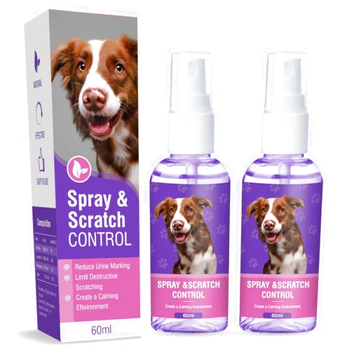 TTLXRL Dog Calming Spray 2Pack Pheromone Spray for Dog - Stress and Anxiety Relief for Dogs Calming Care for Small/Medium/Large Dogs Calm Dogs with New Environment, Travel, Visits, Fireworks, Thunderstorm